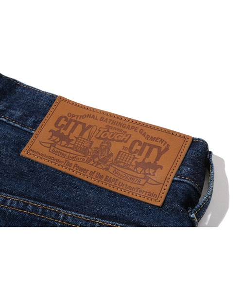 A BATHING APE(アベイシングエイプ)の「13 OZ DENIM PANTS(デニムパンツ・メンズ・インディゴブルー・X-LARGE/LARGE/SMALL/MEDIUM/XX-LARGE)」の4枚目の写真