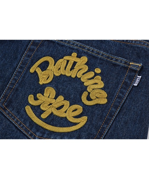 A BATHING APE(アベイシングエイプ)の「13 OZ DENIM PANTS(デニムパンツ・メンズ・インディゴブルー・X-LARGE/LARGE/SMALL/MEDIUM/XX-LARGE)」の5枚目の写真