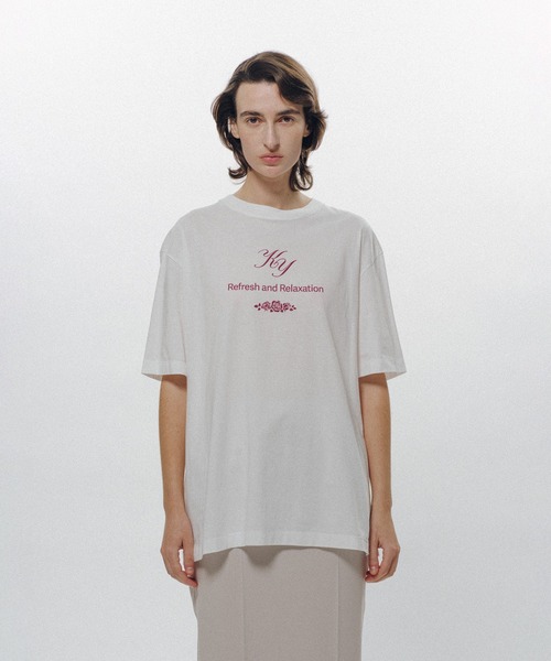 KEISUKEYOSHIDA（ケイスケヨシダ）の「Refresh & Relaxation T-Shirt（Tシャツ/カットソー・レディース・ブラック/ホワイト・S/M/L）」の3枚目の写真
