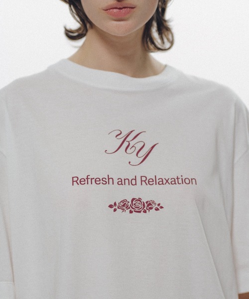 KEISUKEYOSHIDA（ケイスケヨシダ）の「Refresh & Relaxation T-Shirt（Tシャツ/カットソー・レディース・ブラック/ホワイト・S/M/L）」の7枚目の写真