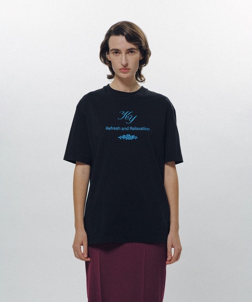 KEISUKEYOSHIDA（ケイスケヨシダ）の「Refresh & Relaxation T-Shirt（Tシャツ/カットソー・レディース・ブラック/ホワイト・S/M/L）」の8枚目の写真