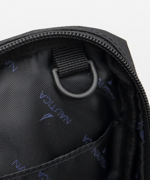 NAUTICA(ノーティカ)の「4ポケット 多収納 ミリタリー 縦型 ミニショルダーバッグ(ショルダーバッグ・メンズ・ブラック・FREE)」の2枚目の写真