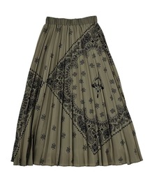 RADIO EVA | RADIO EVA A318 EVA-01 Paisleys Bandanna Pleated Skirt(スカート)