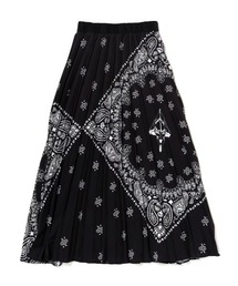 RADIO EVA（ラヂオエヴァ）の「RADIO EVA A318 EVA-01 Paisleys Bandanna Pleated Skirt（スカート）」