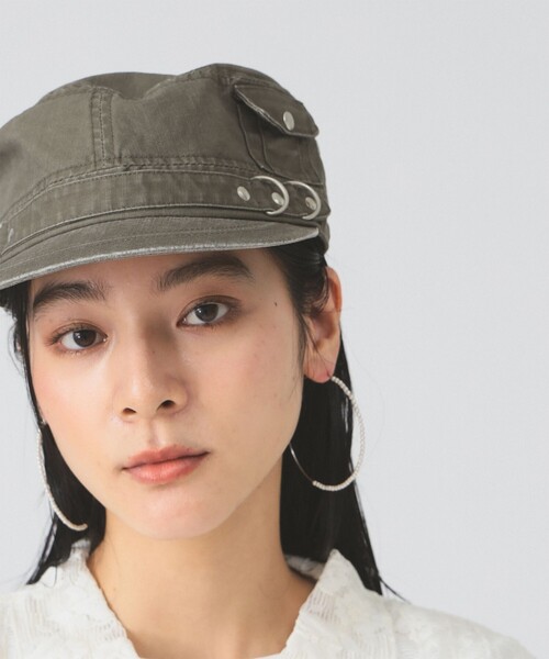 Ray BEAMS（レイビームス）の「ポケット ワークキャップ（キャップ・レディース・オリーブ/ブラウン系その他3・ONE SIZE）」の7枚目の写真