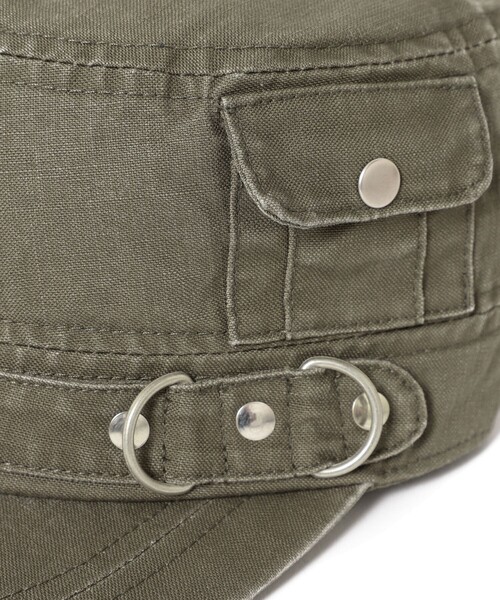 Ray BEAMS（レイビームス）の「ポケット ワークキャップ（キャップ・レディース・オリーブ/ブラウン系その他3・ONE SIZE）」の6枚目の写真