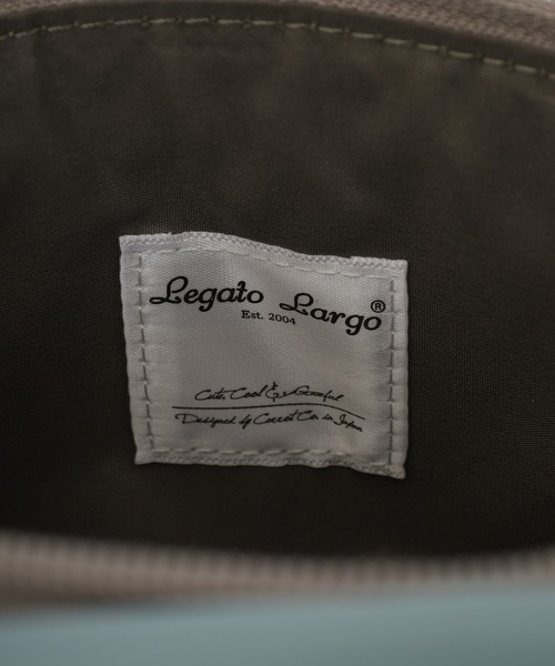 Legato Largo(レガートラルゴ)の「Legato Largo 肩楽PUミニショルダーバッグ(ショルダーバッグ・レディース・ブラック/ブルー/グレイッシュベージュ・FREE)」の9枚目の写真