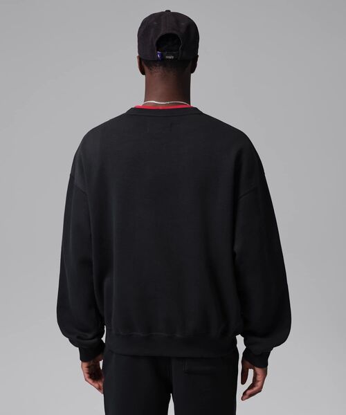 JORDAN BRAND(ジョーダンブランド)の「ジョーダン ブルックリン メンズ フリース クルーネック スウェットシャツ / Jordan Brooklyn Men's Fleece Crewneck Sweatshirt IF1845-010 Black(スウェット・メンズ・ブラック・XL/L/M/S/2XL)」の2枚目の写真