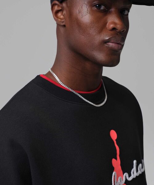 JORDAN BRAND(ジョーダンブランド)の「ジョーダン ブルックリン メンズ フリース クルーネック スウェットシャツ / Jordan Brooklyn Men's Fleece Crewneck Sweatshirt IF1845-010 Black(スウェット・メンズ・ブラック・XL/L/M/S/2XL)」の3枚目の写真