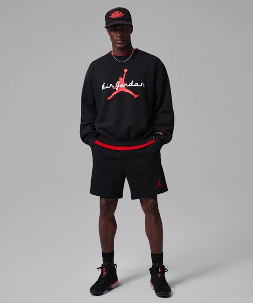 JORDAN BRAND(ジョーダンブランド)の「ジョーダン ブルックリン メンズ フリース クルーネック スウェットシャツ / Jordan Brooklyn Men's Fleece Crewneck Sweatshirt IF1845-010 Black(スウェット・メンズ・ブラック・XL/L/M/S/2XL)」の6枚目の写真