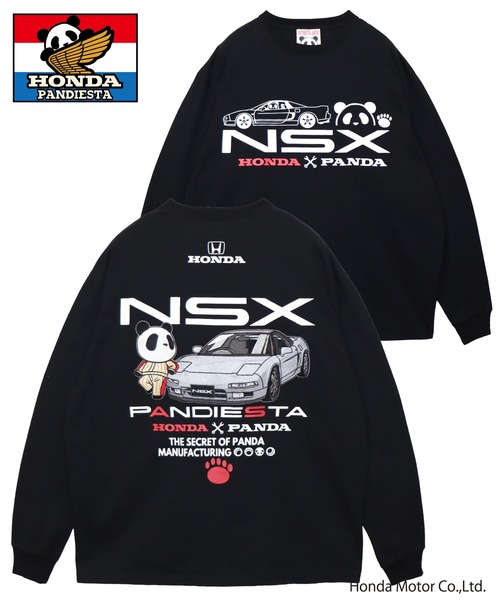 PANDIESTA（パンディエスタ）の「Honda×Pandiesta NSX オートワークスロンT(M2)（Tシャツ/カットソー・メンズ・ネイビー/ブラック/ホワイト・L/M/XL/XXL）」の2枚目の写真