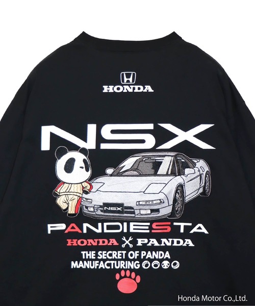 PANDIESTA（パンディエスタ）の「Honda×Pandiesta NSX オートワークスロンT(M2)（Tシャツ/カットソー・メンズ・ネイビー/ブラック/ホワイト・L/M/XL/XXL）」の5枚目の写真