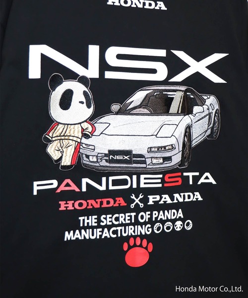PANDIESTA（パンディエスタ）の「Honda×Pandiesta NSX オートワークスロンT(M2)（Tシャツ/カットソー・メンズ・ネイビー/ブラック/ホワイト・L/M/XL/XXL）」の4枚目の写真