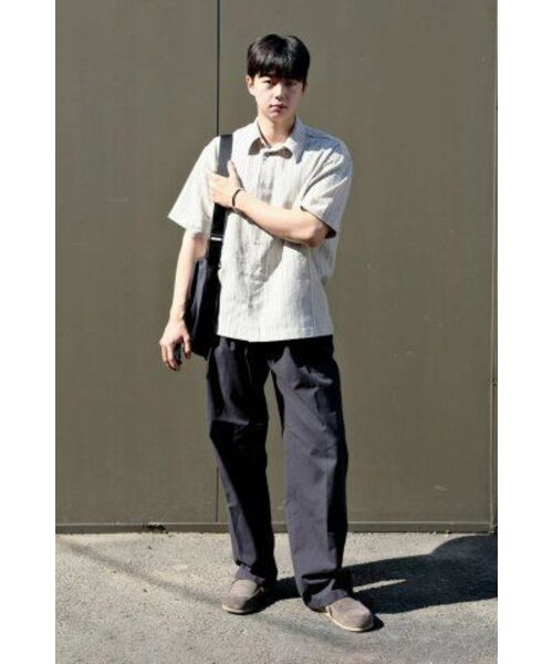 NOISE(ノイズ)の「フェネルリネンストライプシャツ - カーキベージュ(シャツ/ブラウス・レディース・その他・SMALL/MEDIUM/LARGE/X-LARGE)」の17枚目の写真