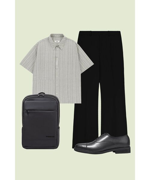 NOISE(ノイズ)の「フェネルリネンストライプシャツ - カーキベージュ(シャツ/ブラウス・レディース・その他・SMALL/MEDIUM/LARGE/X-LARGE)」の18枚目の写真
