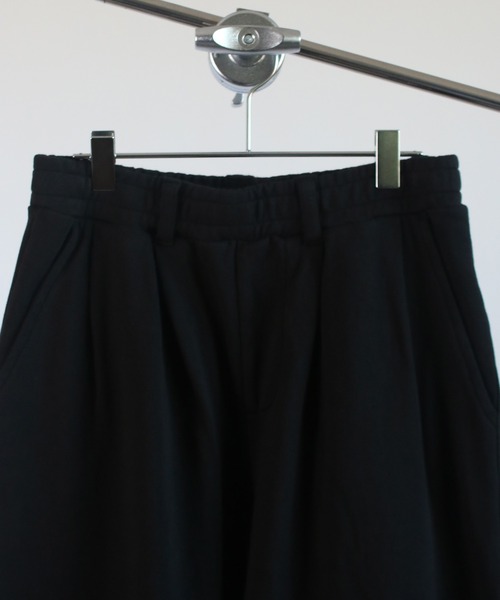 NYLAUS(ナイラス)の「【Nylaus】2026SS 裾カットオフ ベルトループ付き スウェット カーブパンツ バレルパンツ ケミカル加工(スウェットパンツ・メンズ・ブラック系その他/ブラック・M/L/S)」の13枚目の写真