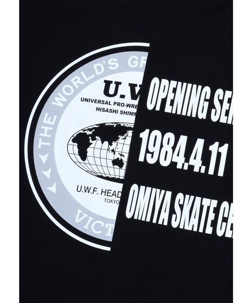 MEDICOM TOY(メディコムトイ)の「MLE U.W.F. T-SHIRTS OPENING SERIES(Tシャツ/カットソー・メンズ・ブラック/ホワイト・MEDIUM/LARGE/X-LARGE)」の6枚目の写真