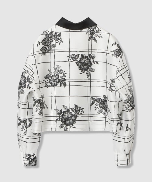 LOULOU WILLOUGHBY（ルルウィルビー）の「【LOULOU WILLOUGHBY】SILK COフラワーチェックシャツブラウス（シャツ/ブラウス・レディース・ホワイト系その他・2）」の13枚目の写真