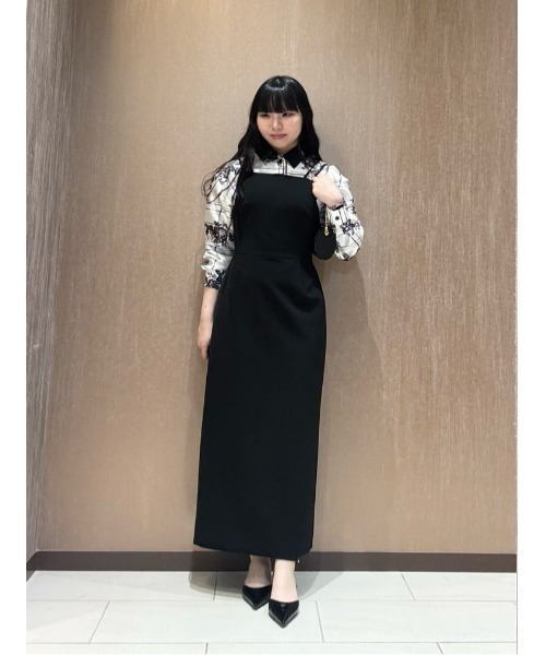 LOULOU WILLOUGHBY（ルルウィルビー）の「【LOULOU WILLOUGHBY】SILK COフラワーチェックシャツブラウス（シャツ/ブラウス・レディース・ホワイト系その他・2）」の19枚目の写真