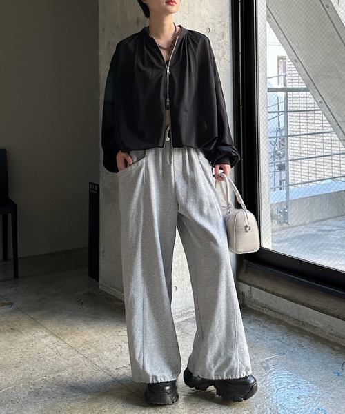 PAGEBOY（ページボーイ）の「シアーカットバルーンブルゾン（ブルゾン・レディース・オフホワイト/グレー/ブラック・FREE）」の14枚目の写真