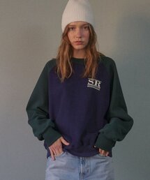 SR RAGLAN SWEATSHIRT - NAVY
