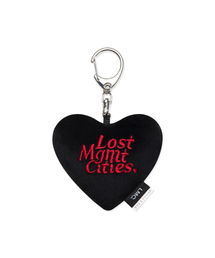 LMC（ ）の「HEART TYPO CUSHION KEYRING black（キーケース/キーアクセサリー）」