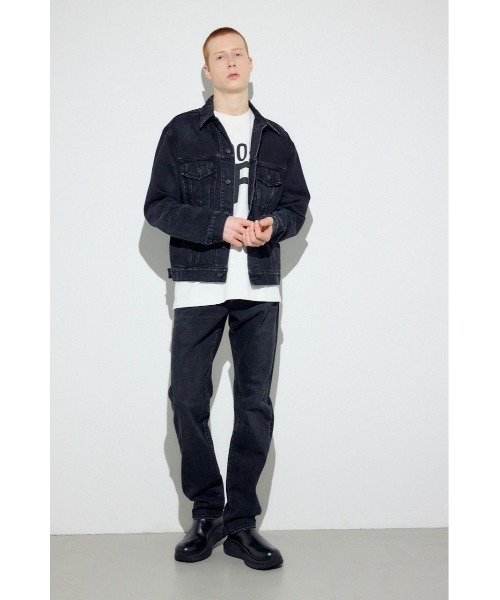 AZUL by moussy(アズールバイマウジー)の「AZUL DENIM ベーシックストレート(デニムパンツ・メンズ・ブラック/ブルー・34inch/32inch/30inch/28inch)」の5枚目の写真