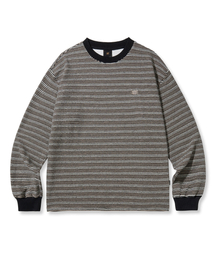 TAG TOWEL STRIPE LONGSLEEVE - BLACK