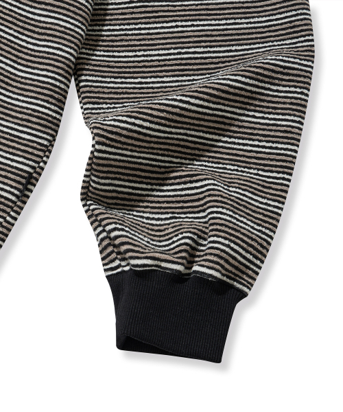 BROWNBREATH(ブラウンブレス)の「TAG TOWEL STRIPE LONGSLEEVE - BLACK(Tシャツ/カットソー・レディース・その他・S/L/M/XL)」の5枚目の写真