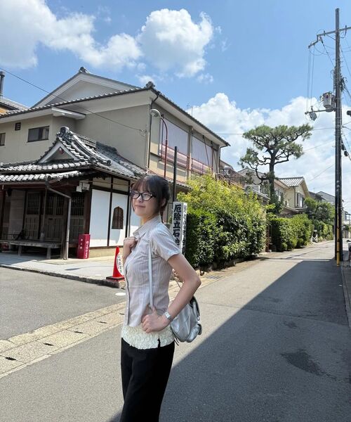 SECONDMONO（セカンドモノローグ）の「W. Stripe Slim Half Shirt [SKYBLUE]_SEWSH001SKYBLUE（シャツ/ブラウス・レディース・その他・S/M）」の10枚目の写真