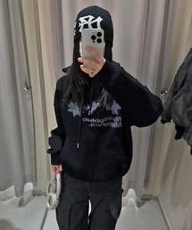 SYMBOL LOGO GRAPHIC HOODIE (BLACK)
