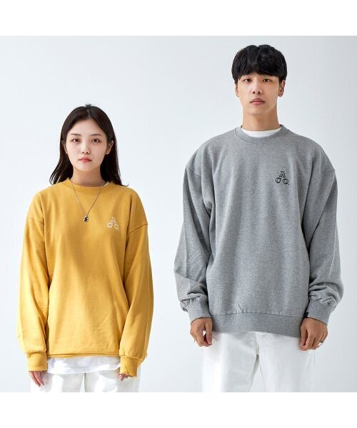 APOSTROPHE COMMA(アポストロフィコンマ)の「ダブルACOロゴスウェットシャツ(イエロー/ホワイト)(スウェット・レディース・その他・M/L)」の1枚目の写真