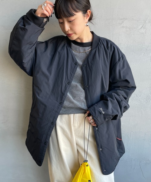 NANGA/ナンガ] ノーカラー ソフトダウンカーディガン（ダウン