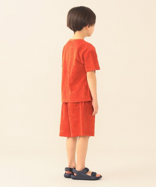 BEAMS mini(ビームスミニ)の「総柄 パイル ショートパンツ 2026SS(90~140cm)(その他パンツ・キッズ・ネイビー/オレンジ系その他6/ライトグレー・100/120/110/90/140/130)」の11枚目の写真
