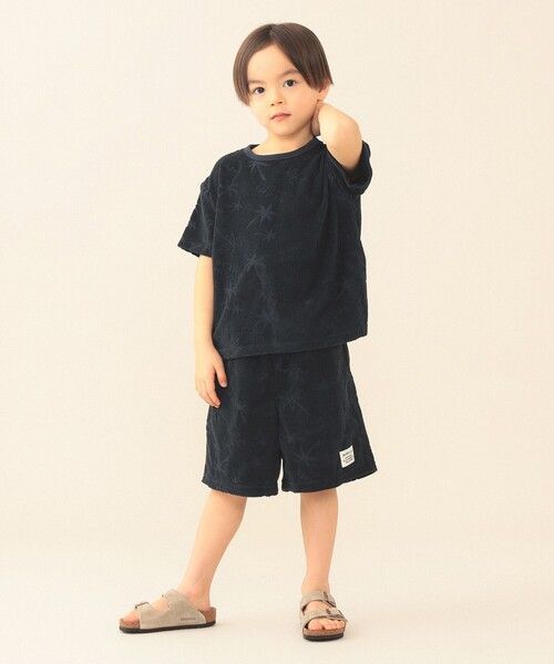BEAMS mini(ビームスミニ)の「総柄 パイル ショートパンツ 2026SS(90~140cm)(その他パンツ・キッズ・ネイビー/オレンジ系その他6/ライトグレー・100/120/110/90/140/130)」の13枚目の写真