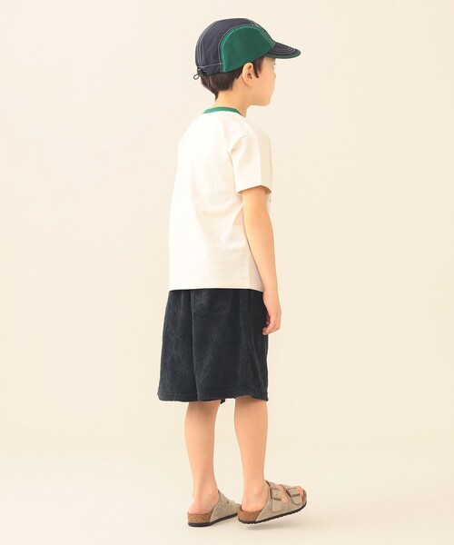 BEAMS mini(ビームスミニ)の「総柄 パイル ショートパンツ 2026SS(90~140cm)(その他パンツ・キッズ・ネイビー/オレンジ系その他6/ライトグレー・100/120/110/90/140/130)」の16枚目の写真