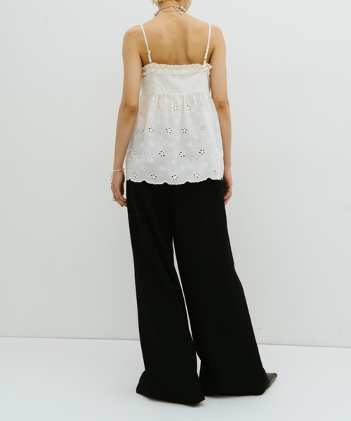 HANNE（アン）の「ワイドフレアパンツ（その他パンツ・レディース・ネイビー/ブラック・S/M）」の20枚目の写真