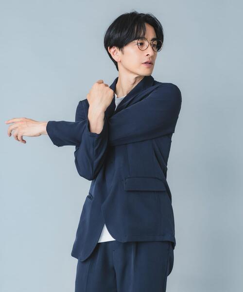 URBAN RESEARCH ROSSO MEN(アーバンリサーチロッソメン)の「『イージーケア』ハイパフォーマンス快適ジャケット(テーラードジャケット・メンズ・ブラック/チャコールグレー/ネイビー・SMALL/MEDIUM/LARGE/X-LARGE)」の1枚目の写真