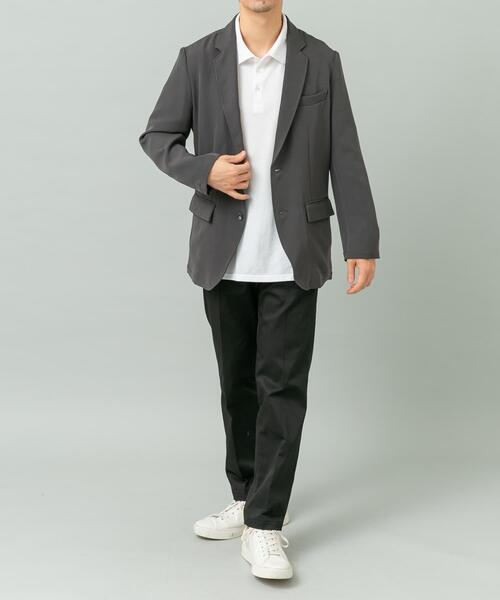 URBAN RESEARCH ROSSO MEN(アーバンリサーチロッソメン)の「『イージーケア』ハイパフォーマンス快適ジャケット(テーラードジャケット・メンズ・ブラック/チャコールグレー/ネイビー・SMALL/MEDIUM/LARGE/X-LARGE)」の4枚目の写真
