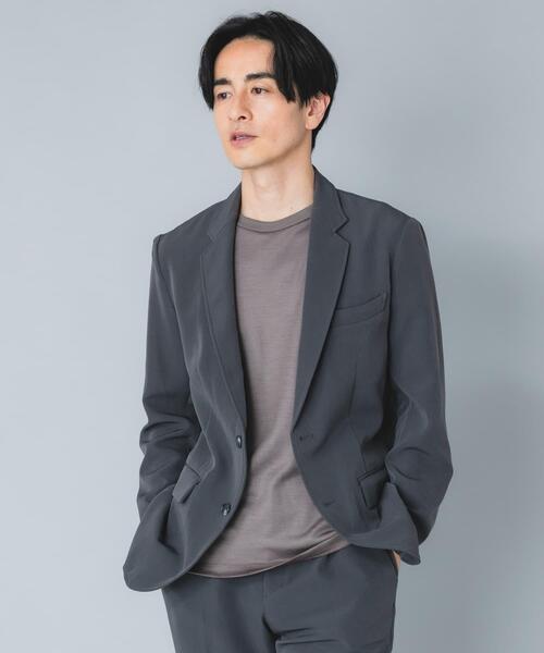 URBAN RESEARCH ROSSO MEN(アーバンリサーチロッソメン)の「『イージーケア』ハイパフォーマンス快適ジャケット(テーラードジャケット・メンズ・ブラック/チャコールグレー/ネイビー・SMALL/MEDIUM/LARGE/X-LARGE)」の6枚目の写真