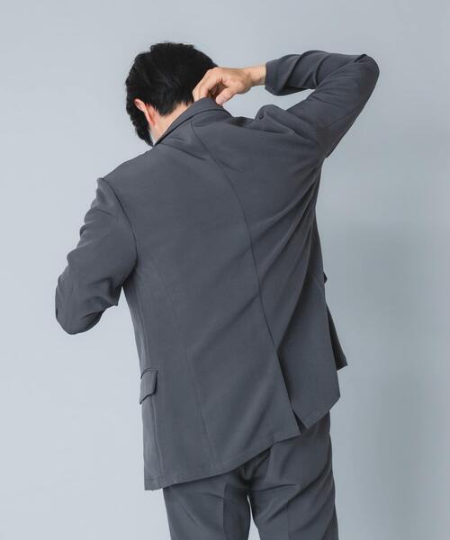 URBAN RESEARCH ROSSO MEN(アーバンリサーチロッソメン)の「『イージーケア』ハイパフォーマンス快適ジャケット(テーラードジャケット・メンズ・ブラック/チャコールグレー/ネイビー・SMALL/MEDIUM/LARGE/X-LARGE)」の8枚目の写真