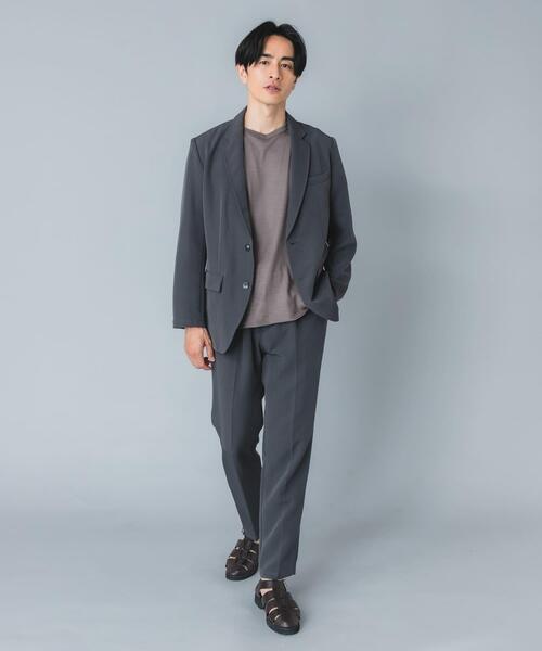 URBAN RESEARCH ROSSO MEN(アーバンリサーチロッソメン)の「『イージーケア』ハイパフォーマンス快適ジャケット(テーラードジャケット・メンズ・ブラック/チャコールグレー/ネイビー・SMALL/MEDIUM/LARGE/X-LARGE)」の9枚目の写真