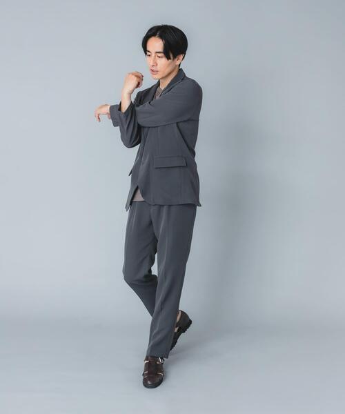 URBAN RESEARCH ROSSO MEN(アーバンリサーチロッソメン)の「『イージーケア』ハイパフォーマンス快適ジャケット(テーラードジャケット・メンズ・ブラック/チャコールグレー/ネイビー・SMALL/MEDIUM/LARGE/X-LARGE)」の10枚目の写真