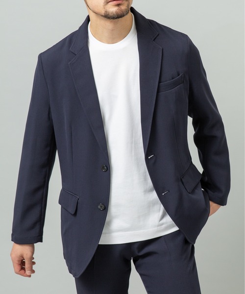 URBAN RESEARCH ROSSO MEN（アーバンリサーチロッソメン）の「『イージーケア』ハイパフォーマンス快適ジャケット（テーラードジャケット・メンズ・ブラック/チャコールグレー/ネイビー・SMALL/MEDIUM/LARGE/X-LARGE）」の3枚目の写真