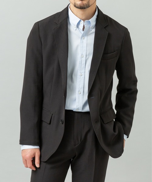 URBAN RESEARCH ROSSO MEN（アーバンリサーチロッソメン）の「『イージーケア』ハイパフォーマンス快適ジャケット（テーラードジャケット・メンズ・ブラック/チャコールグレー/ネイビー・SMALL/MEDIUM/LARGE/X-LARGE）」の2枚目の写真