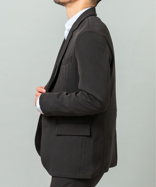 URBAN RESEARCH ROSSO MEN（アーバンリサーチロッソメン）の「『イージーケア』ハイパフォーマンス快適ジャケット（テーラードジャケット・メンズ・ブラック/チャコールグレー/ネイビー・SMALL/MEDIUM/LARGE/X-LARGE）」の4枚目の写真
