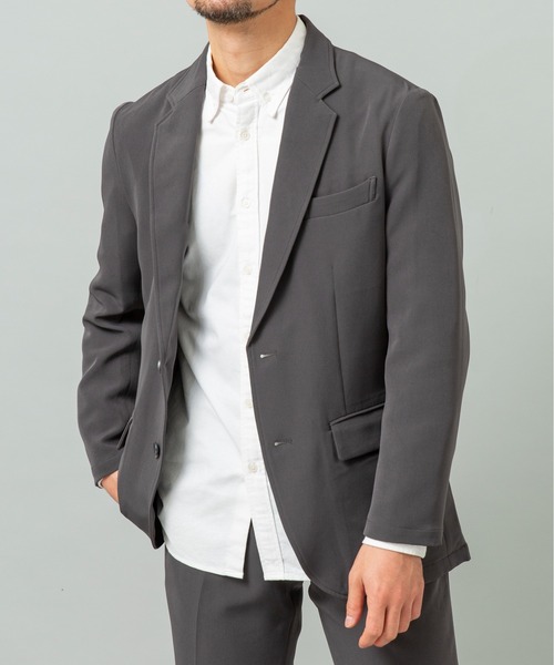 URBAN RESEARCH ROSSO MEN（アーバンリサーチロッソメン）の「『イージーケア』ハイパフォーマンス快適ジャケット（テーラードジャケット・メンズ・ブラック/チャコールグレー/ネイビー・SMALL/MEDIUM/LARGE/X-LARGE）」の10枚目の写真