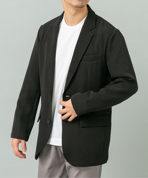 URBAN RESEARCH ROSSO MEN（アーバンリサーチロッソメン）の「『イージーケア』ハイパフォーマンス快適ジャケット（テーラードジャケット・メンズ・ブラック/チャコールグレー/ネイビー・SMALL/MEDIUM/LARGE/X-LARGE）」の7枚目の写真