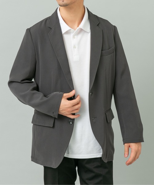 URBAN RESEARCH ROSSO MEN（アーバンリサーチロッソメン）の「『イージーケア』ハイパフォーマンス快適ジャケット（テーラードジャケット・メンズ・ブラック/チャコールグレー/ネイビー・SMALL/MEDIUM/LARGE/X-LARGE）」の12枚目の写真