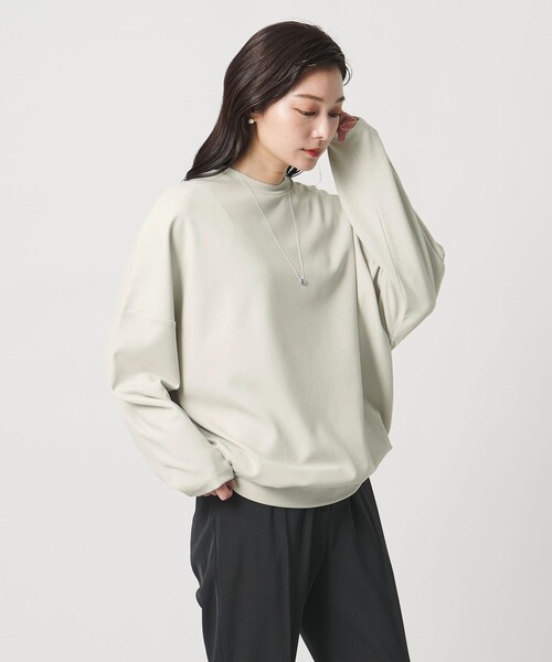 MARW UNITED ARROWS（マルゥ ユナイテッドアローズ）の「＜MARW UNITED ARROWS＞ジョーゼット プルオーバー 撥水・UVカット（Tシャツ/カットソー・レディース・ブラック/ナチュラル/ホワイト・FREE）」の3枚目の写真